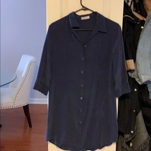 Equipment Dresses - Navy blue silk equipment dress Equipment Dresses - Navy blue silk equipment dress